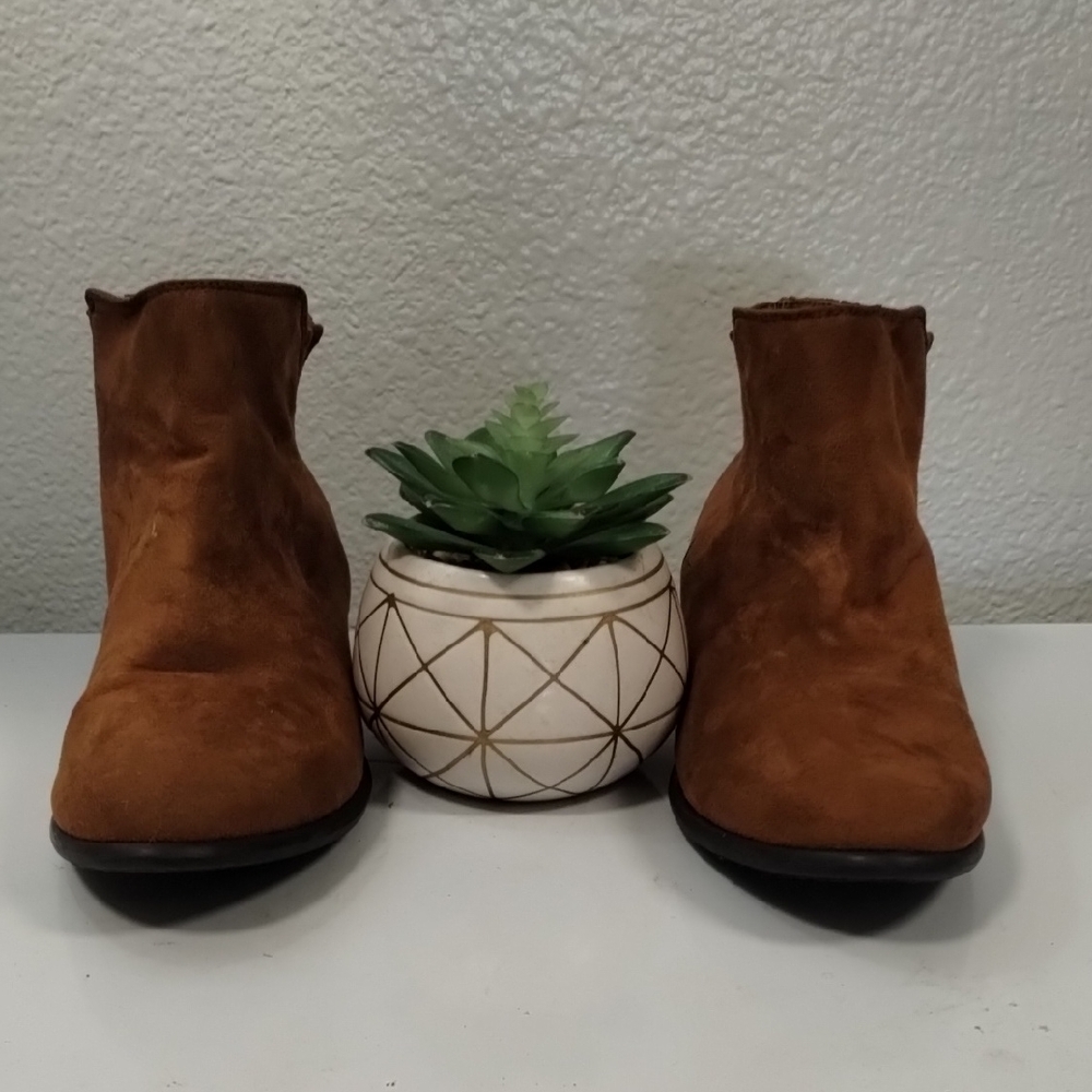 Charlotte Russe Brown Ankle Booties